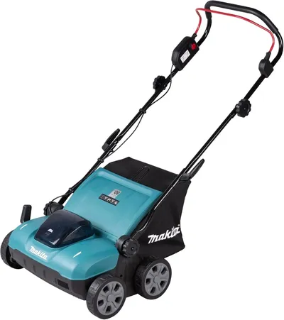 Скарификатор Makita DUV320RT, аккумуляторный, 3300 об/мин, ширина 32 см, травосборник 30 л
