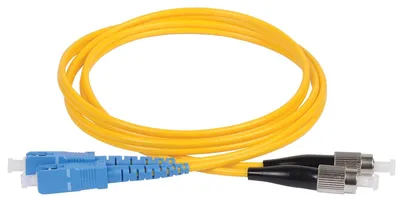 Патч-корд оптический ITK FPC09-SCU-FCU-C2L-70M, SM 9/125 OS2, SC/UPC-FC/UPC, Duplex, LSZH, 70м