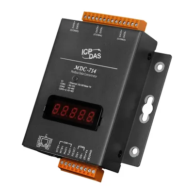 Концентратор данных ICP DAS MDC-714 CR, 1×Ethernet, 1×RS-232, 4×RS-485