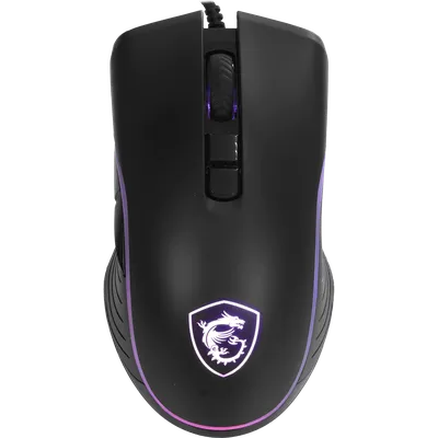 S12-0402490-HH9 Мышь Mouse MSI FORGE GM300, Wired, 118g, DPI 7200, Symmetrical  design,  RGB  LED, black