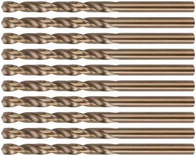 Сверло FIT 48-50-10, по металлу, 5×86 мм, HSS с кобальтом 5%, 10 шт