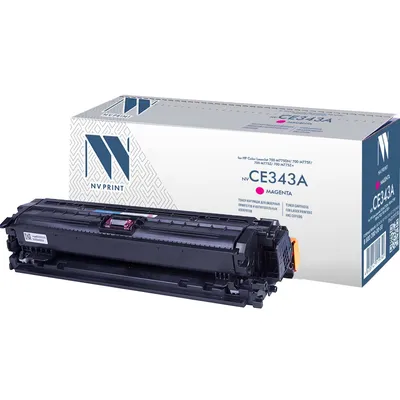 Картридж NV Print NV-CE343AM, пурпурный, для HP Color LJ 700 M775, 16000стр