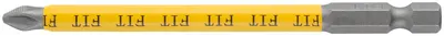 Бита Fit 57509, PH2, 100 мм, сталь S2, хвостовик 1/4", 2 шт