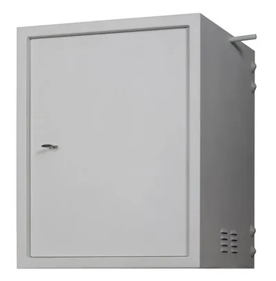 TWS-096054-M-GY - Настенный антивандальный шкаф NIKOMAX 19", 9U, Ш600хВ501хГ545мм, серый