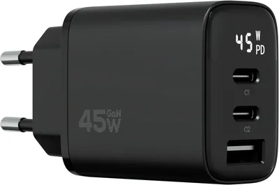 Зарядное устройство Magssory ACH008, 45W, PD3.0+PPS+QC4, черный