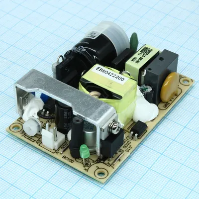 Источник питания AC-DC Mean Well EPS-35-5, 30Вт, 5В/6А, открытая плата