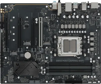 Материнская плата ASUS B850 MAX GAMING WIFI, AM5, AMD B850, 4×DDR5, ATX