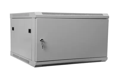 Шкаф SNR SNR-TWC-6-SF-R-MD, настенный, 6U, 600x600x370 мм, металлическая дверь