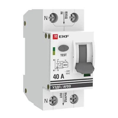 Устройство защиты от дугового пробоя EKF afdd-2-40-pro, 1P+N, 40А