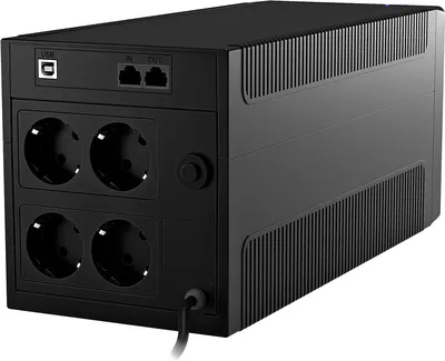 ИБП Powercom Raptor Plus RPT1500EU, 1500 ВА / 900 Вт, 4×Schuko, USB