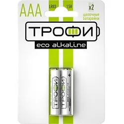 Трофи LR03-2Bl Energy Alkaline (20/480/17280) (2 шт. в уп-ке)