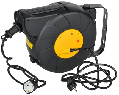 Удлинитель IEK TWIST TW-KP27-16-01-15-02, 1 розетка, 16 А, 15 м, IP20