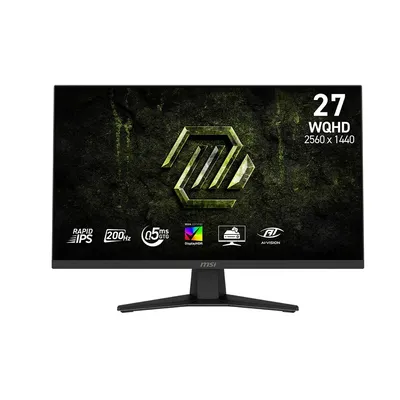 MSI MAG 27" 274QF E20 {IPS 2560x1440 200Hz 0.5ms 300cd 2xHDMI DisplayPort Tilt Internal Vesa}