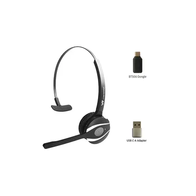 Гарнитура VT VT9200, моно, Bluetooth, USB Type-C Dongle, шумоподавление микрофона