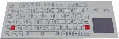 Клавиатура KEY TECHNOLOGY K-TEK-D343TP-FN-W-US/RU-USB, IP65, USB