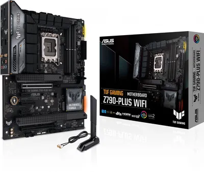 Материнская плата ASUS TUF GAMING Z790-PLUS WIFI, LGA1700, ATX, 4×DDR5, Wi-Fi 6E