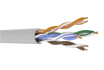Кабель Паритет ParLan U/UTP Cat 5e 4x2x0.52 PVC, 305 м, медь, внутренняя прокладка