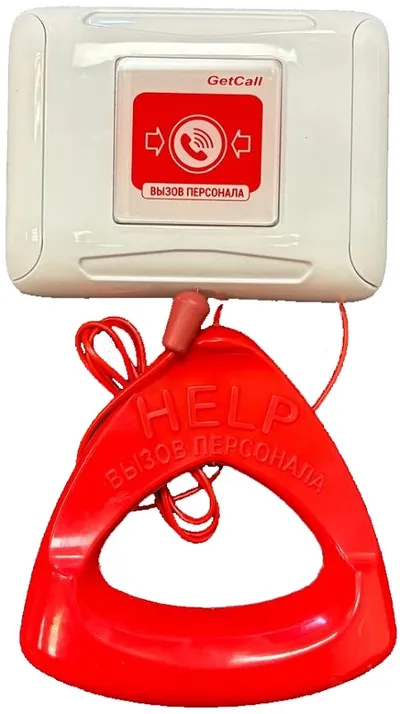 Кнопка вызова Getcall GC-0423W2, проводная, IP44, с ручкой-отвесом