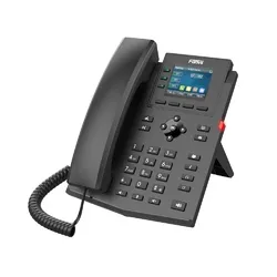 IP-телефон FANVIL X303G, 4 аккаунта SIP, 2×Gigabit Ethernet, цветной LCD 2,4", PoE
