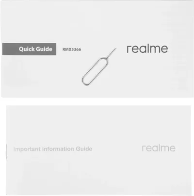 Смартфон Realme 6941764494015, RMX5366 C100X, 256/4 ГБ, синий