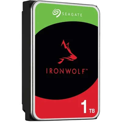 Жесткий диск Seagate IronWolf ST1000VN008, 1 ТБ, SATA III, 3.5", 5400 RPM