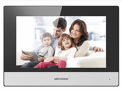 Видеодомофон Hikvision DS-KH6320-TE1, 7" TFT 1024×600, IP, PoE/DC12В