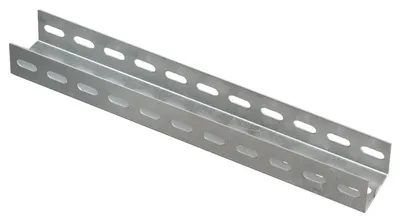 Профиль IEK CLM50D-PPP-200-15 перфорированный П-образный, 2010×56×40 мм, оцинкованный