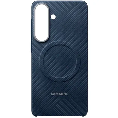 Чехол Samsung EF-KS947SCEGRU Carbon Magnet Case with MagSafe, для Galaxy S26+, арамид, темно-синий