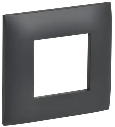 Рамка IEK SKANDY SK-F01T, 1 пост, титан, 86×86 мм, IP20