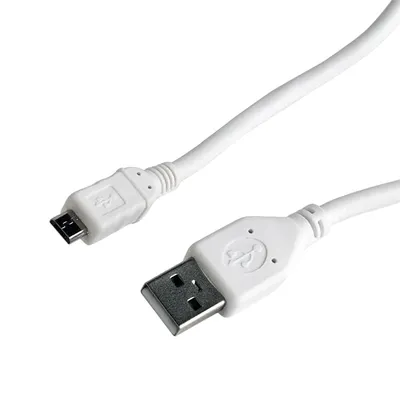 Кабель Cablexpert CCP-mUSB2-AMBM-W-1M, USB 2.0, microBM, 1м