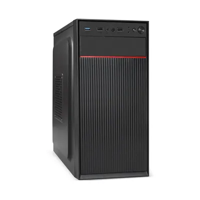 EX299396RUS Корпус Minitower ExeGate BAA-113U-AA500 для плат mATX с блоком питания AA500 и вентилятором 8 см, интерфейсы 2 USB + 1 USB 3.0, аудиоразъемы, цвет черный