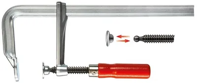 Струбцина BESSEY BE-GZ20, цельнометаллическая, 200×100 мм, усилие 6 кН