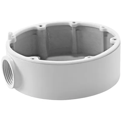 Монтажная коробка Hikvision DS-1280ZJ-DM18, для купольных камер, алюминий, белая