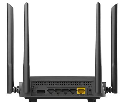 Маршрутизатор D-Link DIR-825/RU/R5A, 2.4/5 ГГц, ac, 4×GbE