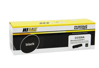 Картридж Hi-Black HB-CC530A, для HP CLJ CP2025/CM2320, Bk, 4K
