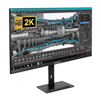 Монитор ExeGate ES2707TA SmartView, 27", IPS 2560x1440, 75 Гц, 1 мс