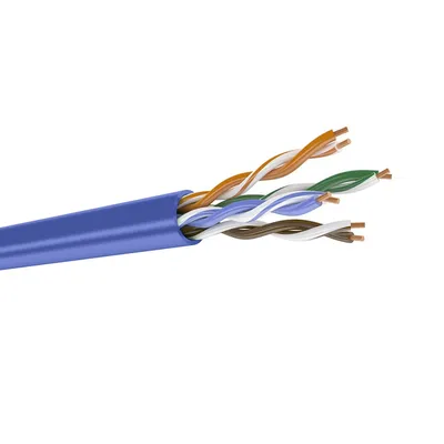 Кабель витая пара Datarex DR-140057, U/UTP, Cat.5e, одножильный, 305м, синий