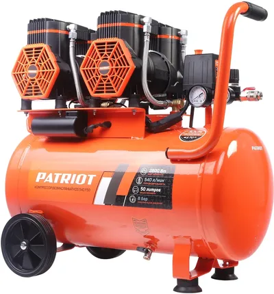 Компрессор поршневой Patriot KDS 540 F50, 540 л/мин, 8 бар, 50 л