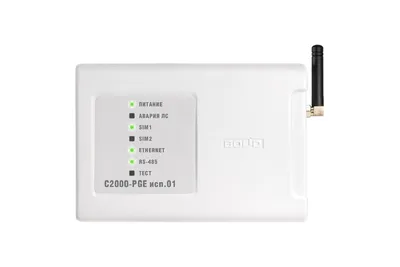 Устройство оконечное объектовое Болид С2000-PGE исп.01, GSM и Ethernet, 10.2–28 В DC, IP20