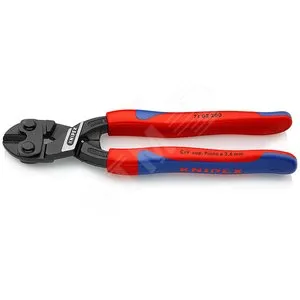 Болторез Knipex KN-7102200SB CoBolT, 200 мм, рез до 6 мм, рукоятки двухкомпонентные