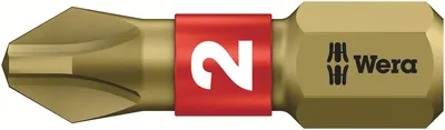 Бита WERA WE-056412, PH2, торсионная, хвостовик 1/4", 25 мм