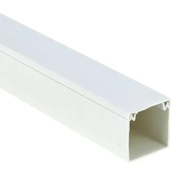 Кабель-канал EKF kk-25-25 (kk25-25), 25×25 мм, 2000 мм, ПВХ, серый