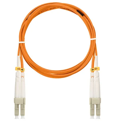 Патч-корд оптический NIKOMAX NMF-PC2M2C2-LCU-LCU-001, OM2, LC/UPC-LC/UPC, 1м