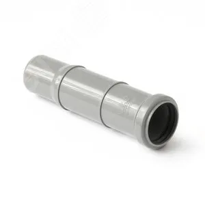 Патрубок PRO AQUA 907500, компенсационный, 75 мм, полипропилен, серый