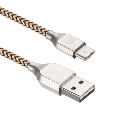 Кабель USB ACD ACD-U927-C2Y, Type-C — USB-A 1м нейлон