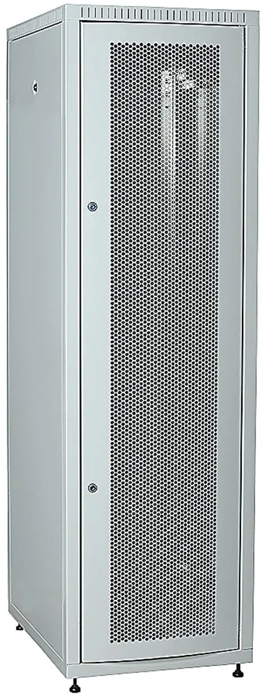 Шкаф сетевой ITK LE35-42U68-PM, 19" 42U 600×800 мм, перфорированная дверь, серый