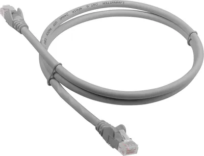 Патч-корд Lanmaster LAN-PC45/U6-7.0-GY, UTP cat.6, RJ45, 7м, LSZH