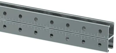 Профиль перфорированный IEK CLM50D-PSD-41-41-20-3-HDZ, 41×41×2000 мм, 2,5 мм, HDZ