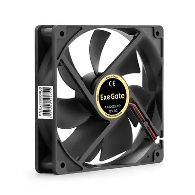 Вентилятор Exegate EX299890RUS, 120×120×25 мм, 12 В, 1500 об/мин, 2-pin