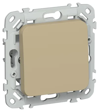 Выключатель IEK FLITE ВС11-1-0-ФлХ, 1-клавишный, 10 А, 220 В, IP20, хаки